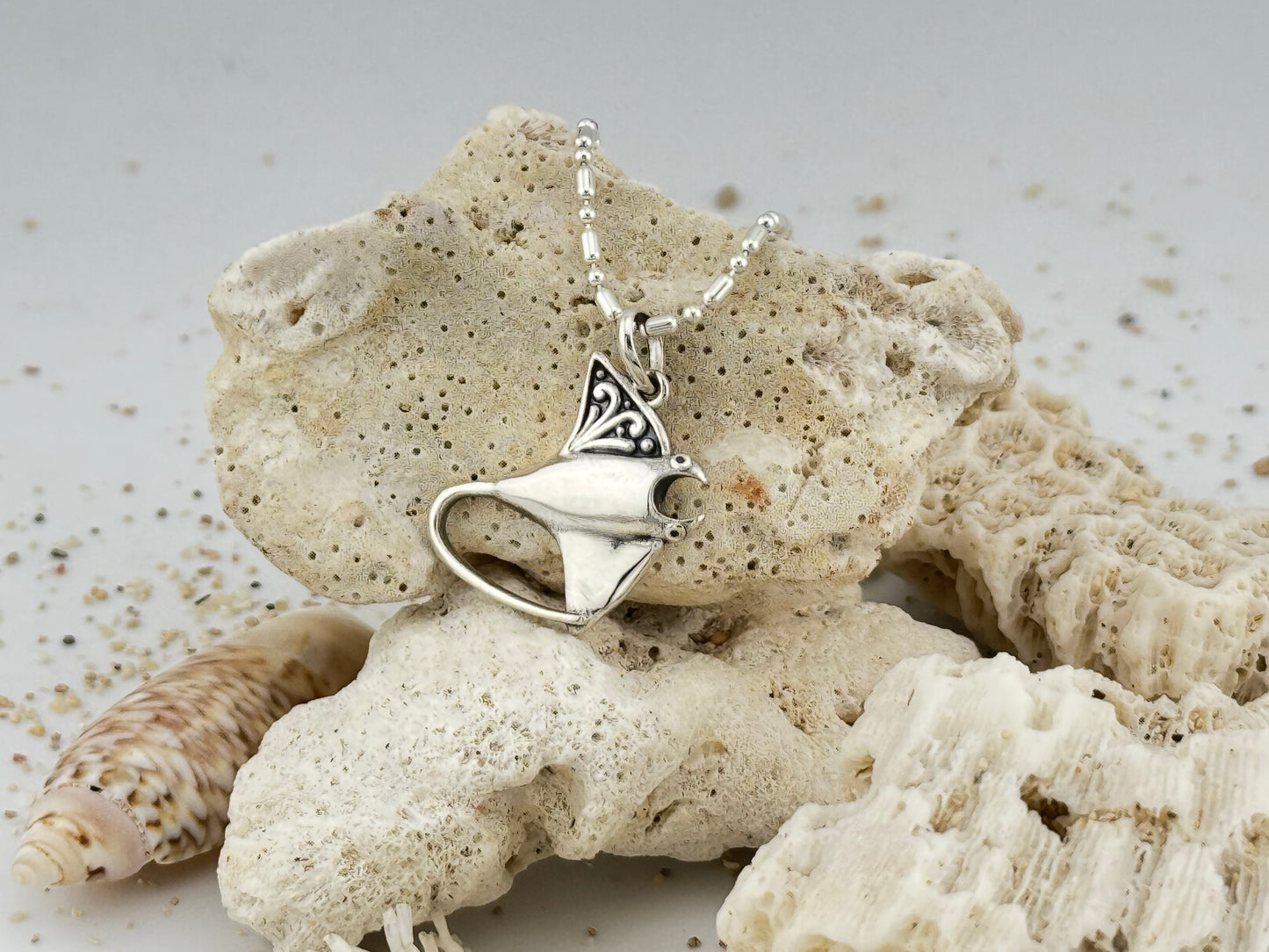 Manta of the Balinese Waters Pendant