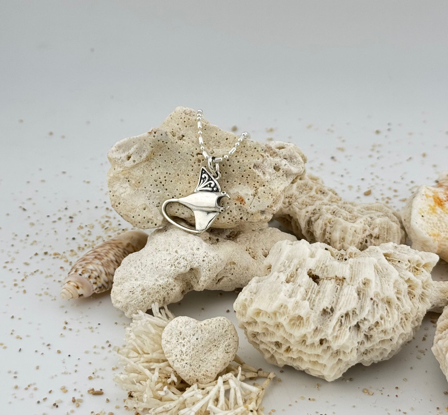 Manta of the Balinese Waters Pendant