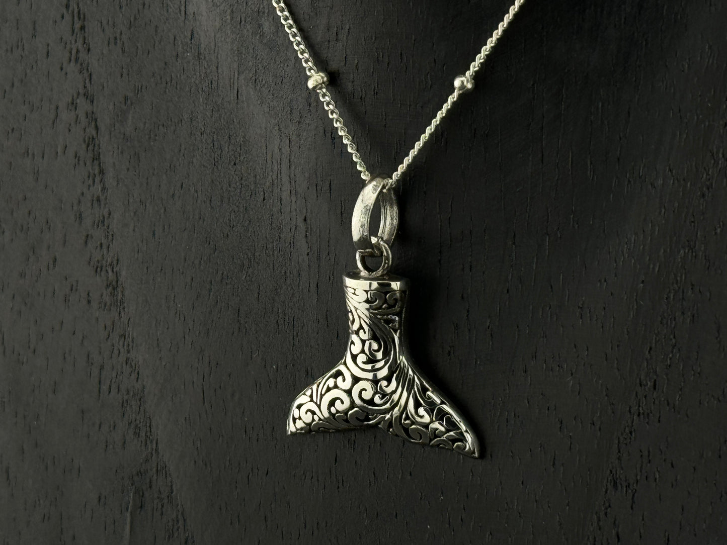 Whale Tail Elegance Pendant