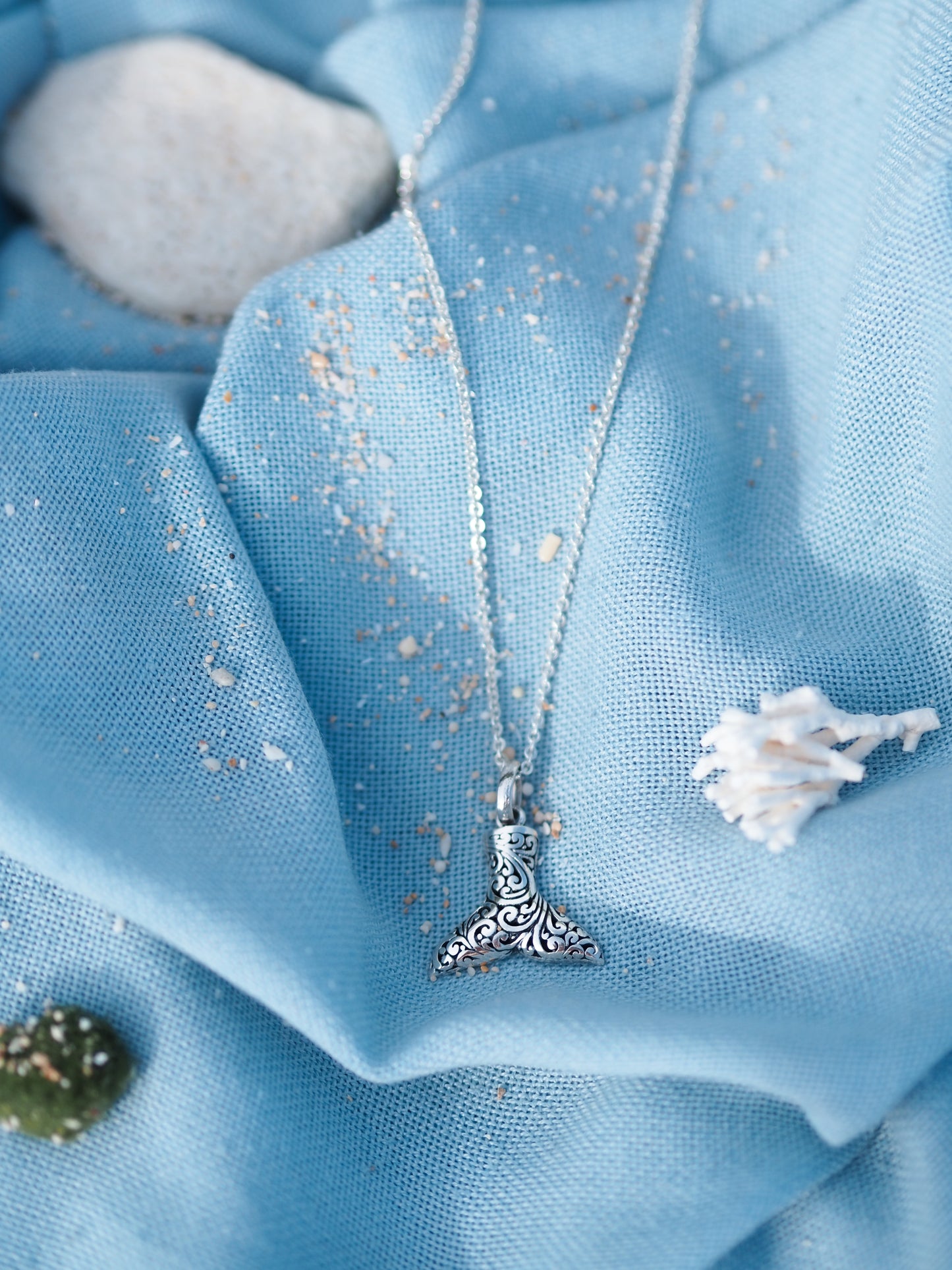 Whale Tail Elegance Pendant