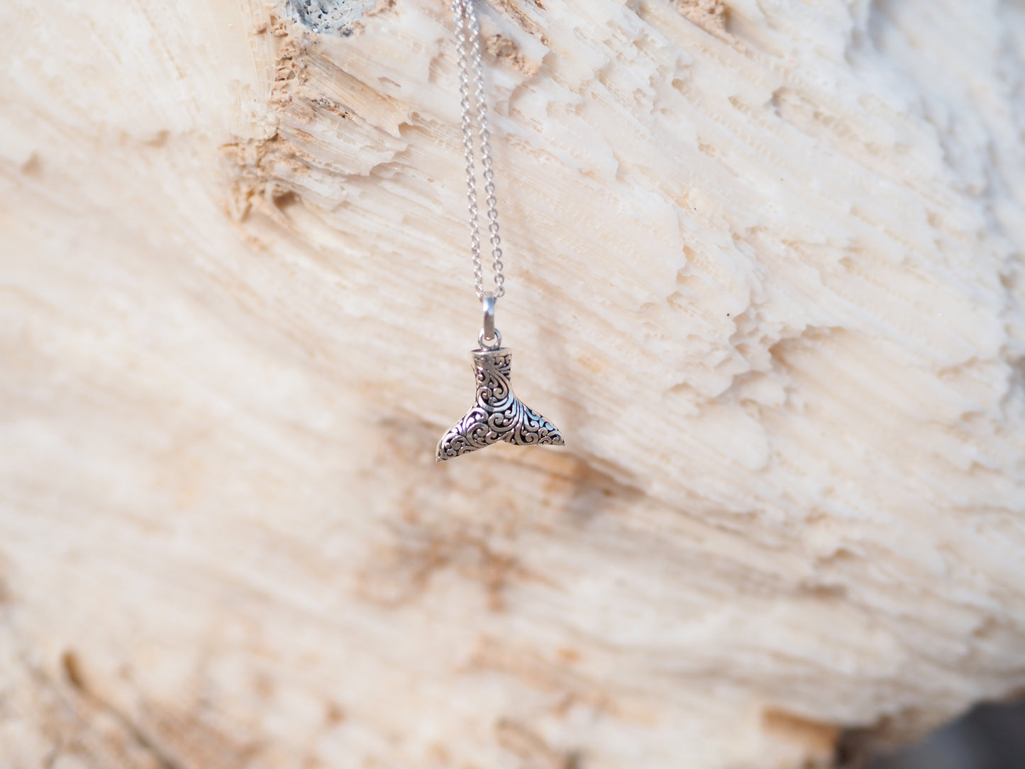 Whale Tail Elegance Pendant