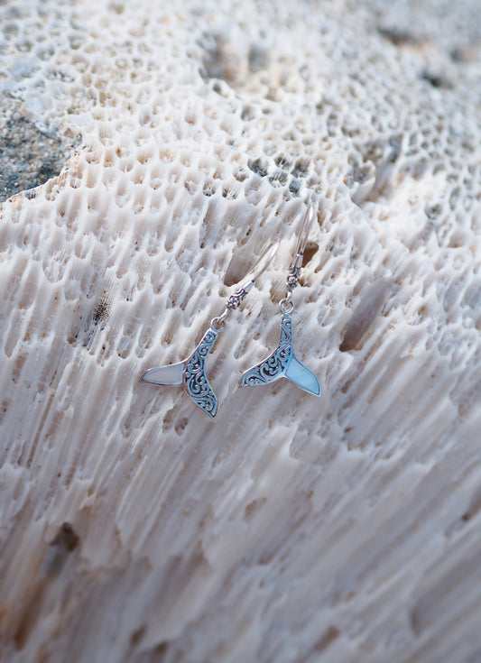 Whale Tail Elegance Earrings
